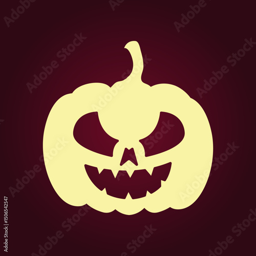 Halloween pumpkin trendy artwork ravishing abstract vector illustration colorful applicable design