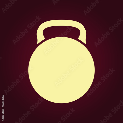 Dumbbell trendy artwork ravishing abstract vector illustration colorful applicable design