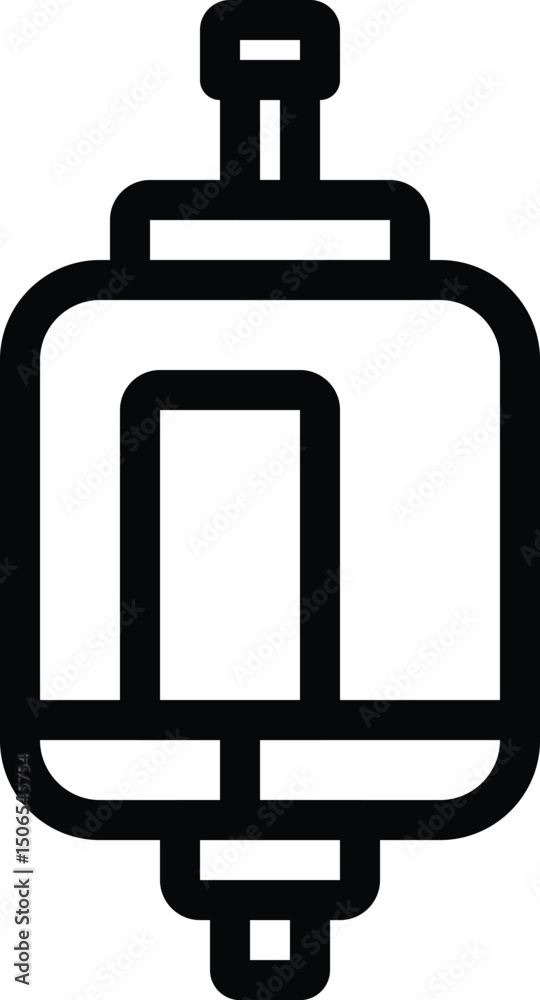 Obraz premium Electric motor vector icon