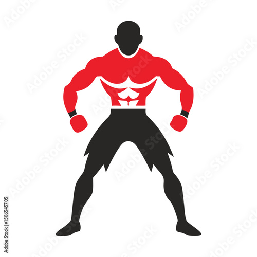 Boxer in ring