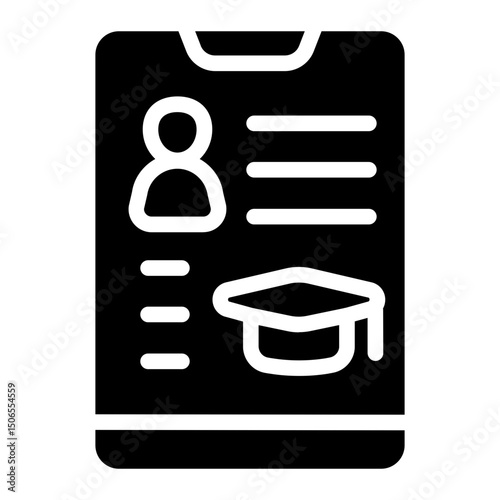 Web display Solid Icon