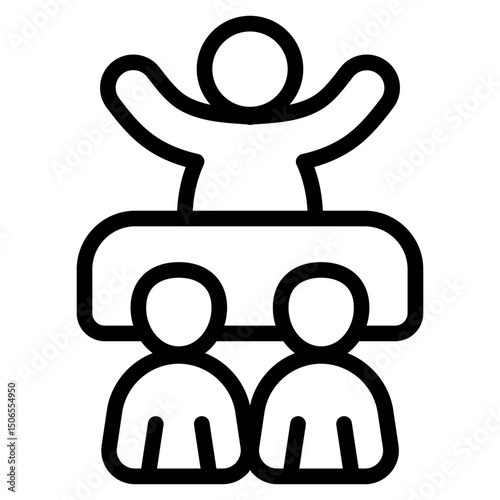 Mentoring Line Icon
