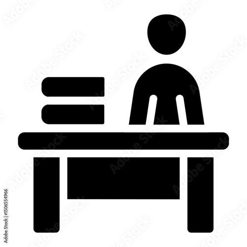 Study mentor Solid Icon