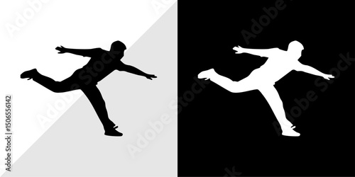 silhouette of people with their daily activities