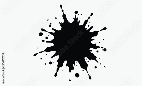 Ink Splat Vector Illustration