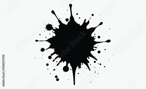 Ink Splat Vector Illustration