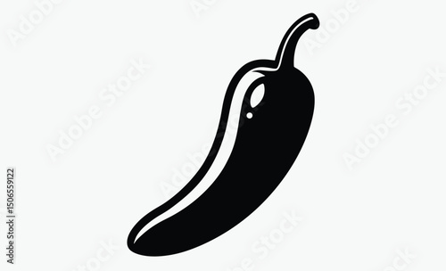 Hot Chili Pepper Silhouette 