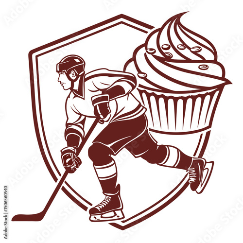 team jersey front view espresso and buttercream d