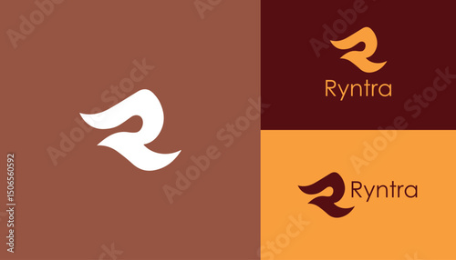 Abstract Letter R Logo Design Modern & Minimalist Style
