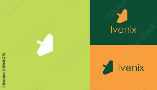 Modern Minimalist Logo Design Abstract Shape & Typography
