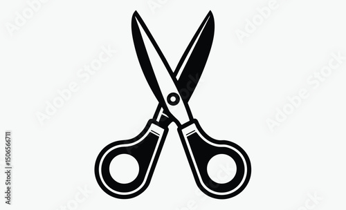 Scissor Silhouette Vector Icon