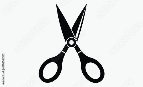 Scissor Silhouette Vector Icon