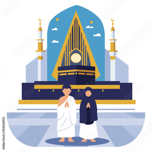 The Kaaba in Mecca: A Blend of Minimalism and Intricate Design