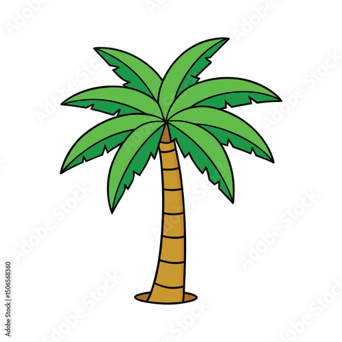 Exotic beach tree