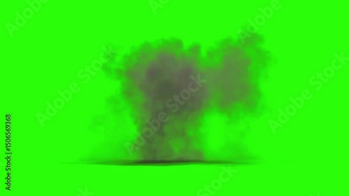 4k. Fire explosion animation, Multiple explosions computer graphics fire explosion, smoke explosion on green screen, Fire Explosion Transition on Green Screen Background - Burning Fire green screen HD