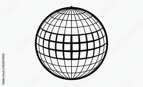 Disco Ball Silhouette Icon