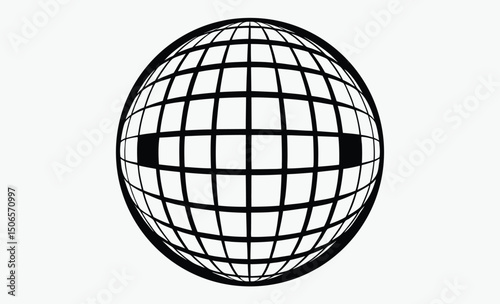 Disco Ball Silhouette Icon
