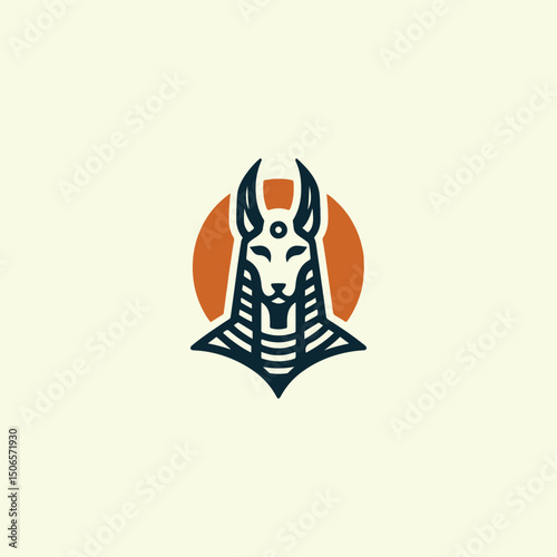 Anubis god logo