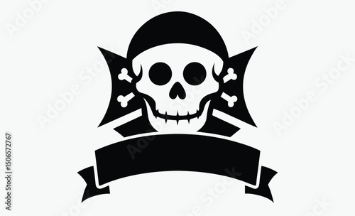 Pirate Flag Skull Icon