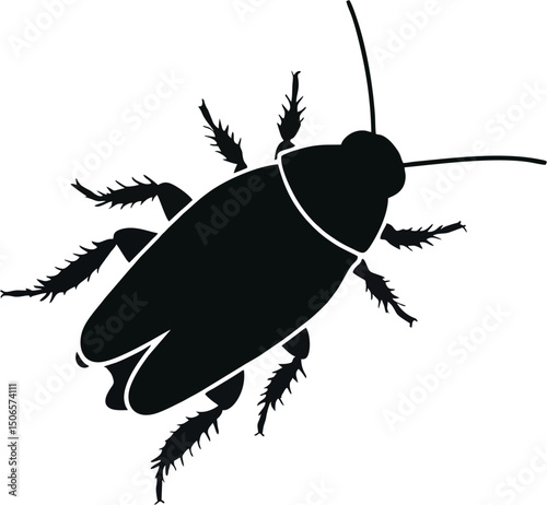 Cockroach icon vector illustration