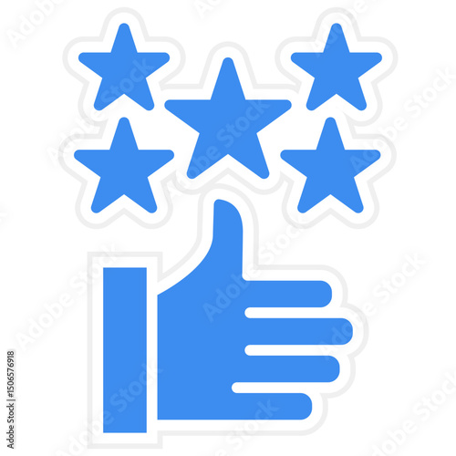 5 Stars Icon Style