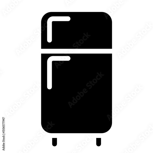 Fridge Line Icon Style
