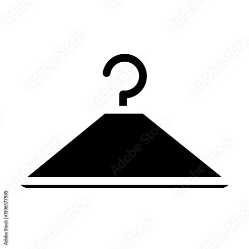 Coat Hanger Line Icon Style