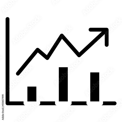 Statistics Line Icon Style