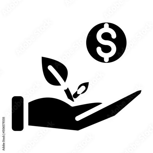 Organic Reach Line Icon Style