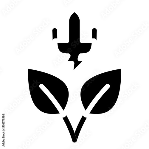 Sustainable Energy Line Icon Style