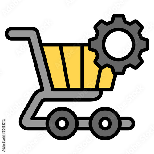 Procurement outline color icon
