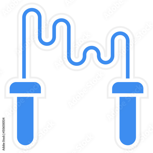 Jumping Rope Icon Style