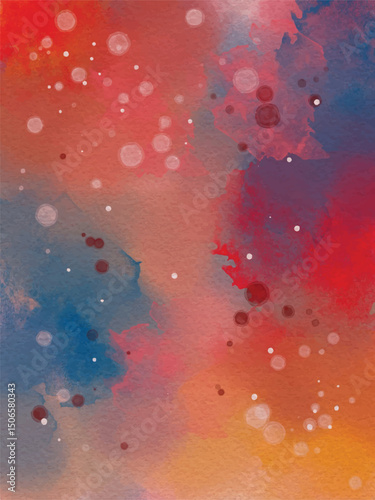 watercolor abstract hand painted background art