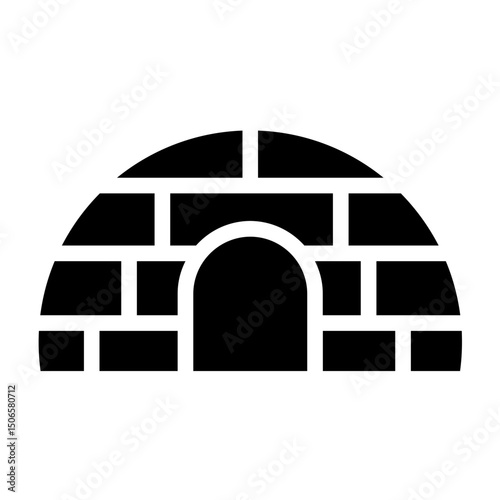 Igloo Line Icon Style