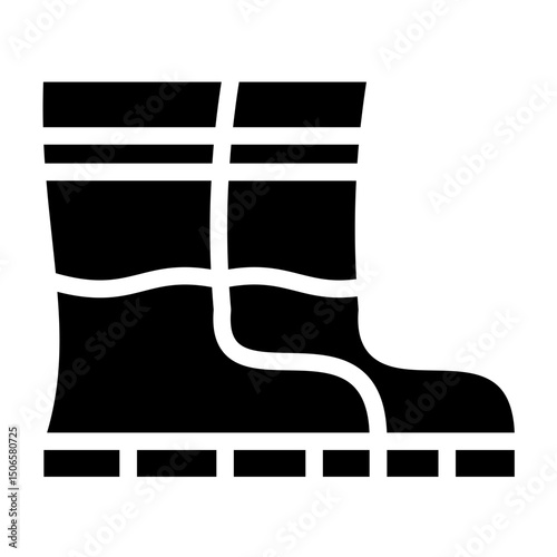 Boot Line Icon Style