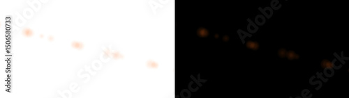 Abstract, noise, motion, bright, old effects with glowing lens flare, dust, scratches, and sunbeam glow. PNG overlay with abstract, noise, motion, bright, old. Transparent PNG for vintage design.
