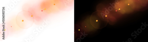 Abstract, noise, motion, bright, old effects with glowing lens flare, dust, scratches, and sunbeam glow. PNG overlay with abstract, noise, motion, bright, old. Transparent PNG for vintage design.
