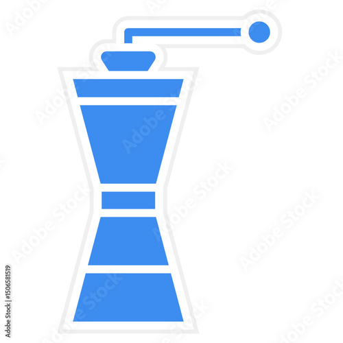 Coffee Mill Icon Style