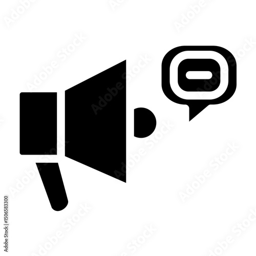 Media Campaign Line Icon Style