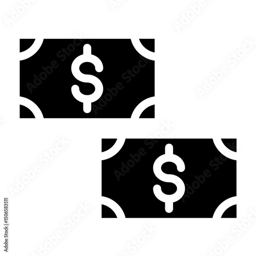 Money Line Icon Style
