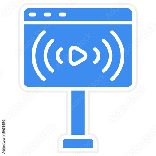 Live Stream Icon Style