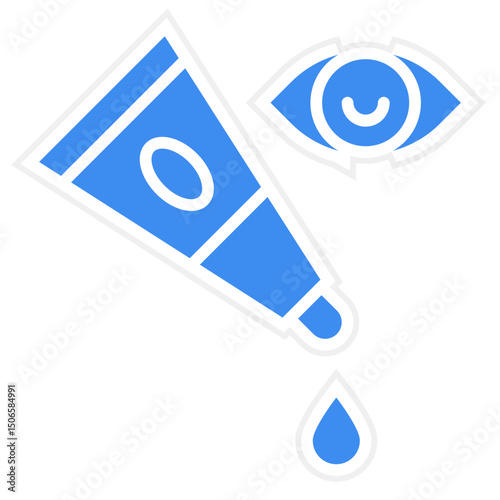 Eye Cream Icon Style