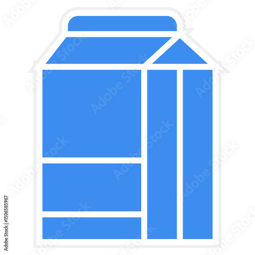 Dairy Free Food Icon Style