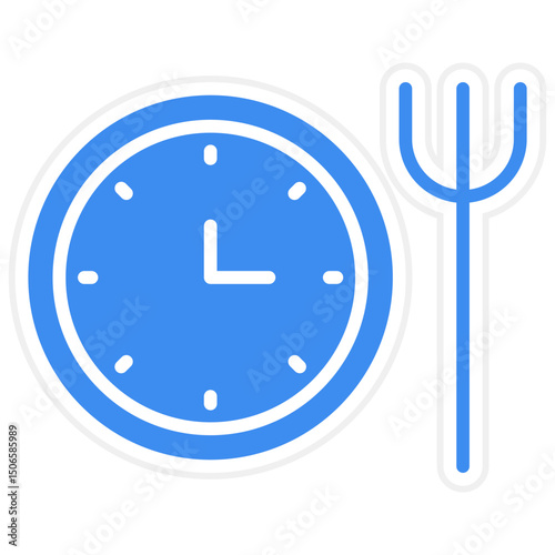 Eating Slowly Icon Style