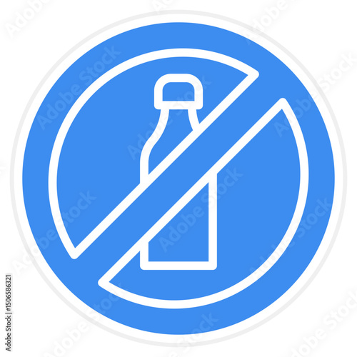No Refined Carbs Icon Style