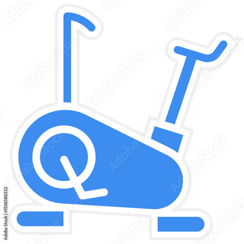 Bicycle Simulator Icon Style