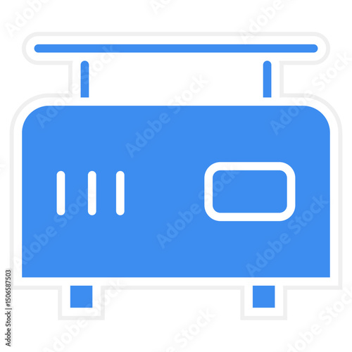 Electronic Balance Icon Style