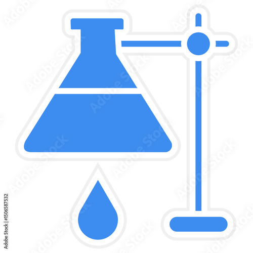 Retort Stand Icon Style