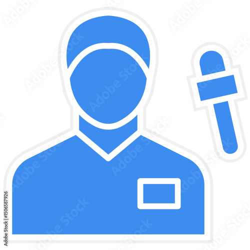 Journalist Male Icon Style