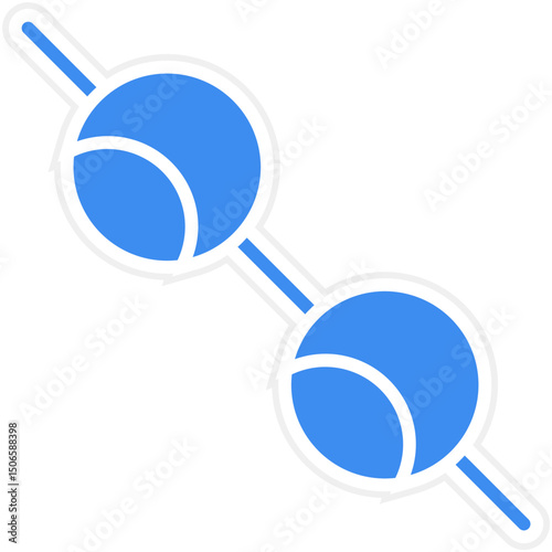 Medical Glasses Icon Style